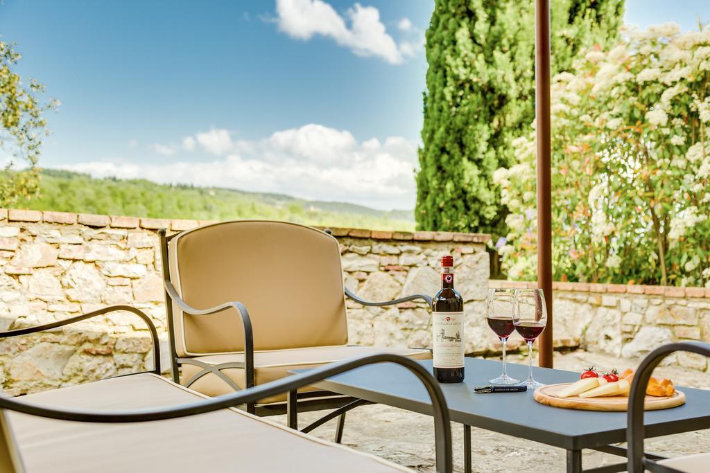 Castello La Leccia Villa Castellina in Chianti Bagian luar foto