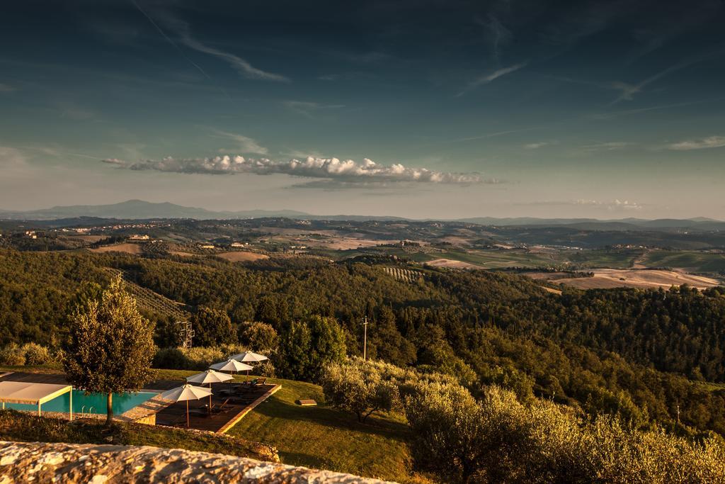 Castello La Leccia Villa Castellina in Chianti Bagian luar foto